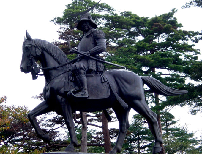 伊達政宗騎馬像