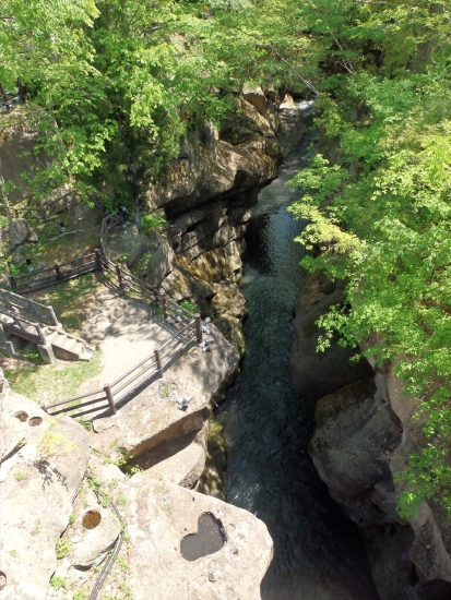 磊々峡 覗橋