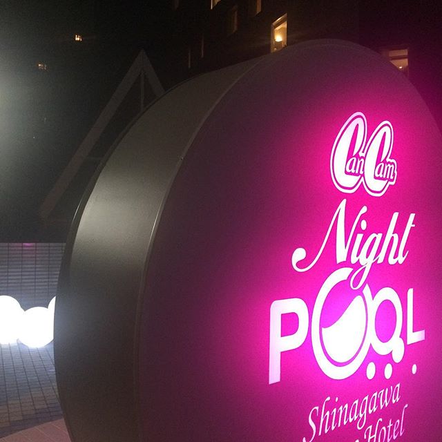 CanCam × Tokyo Prince Hotel Night Pool