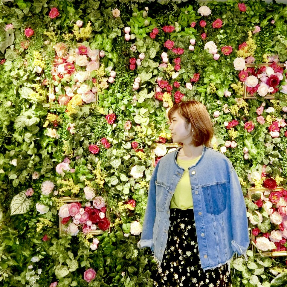 花の壁