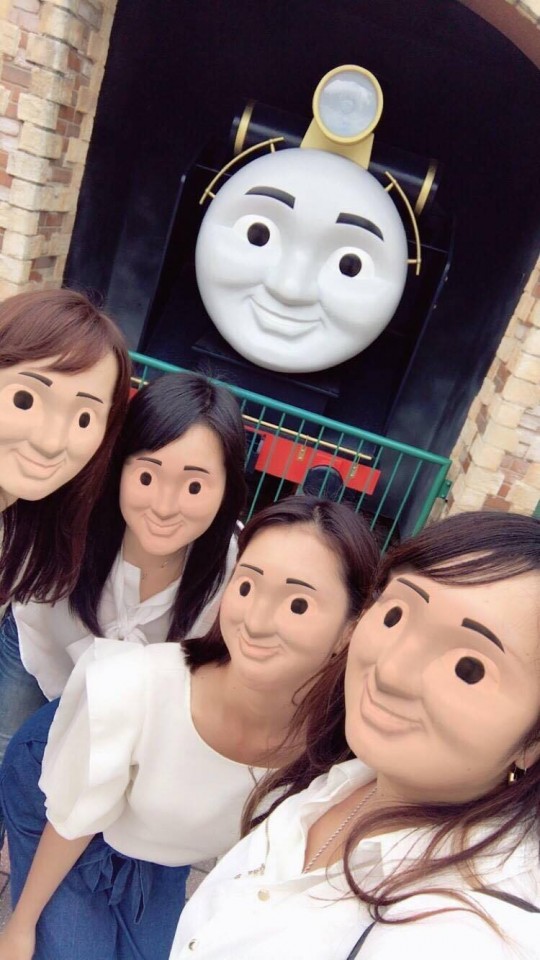 トーマスランド3Dシアターで顔交換
