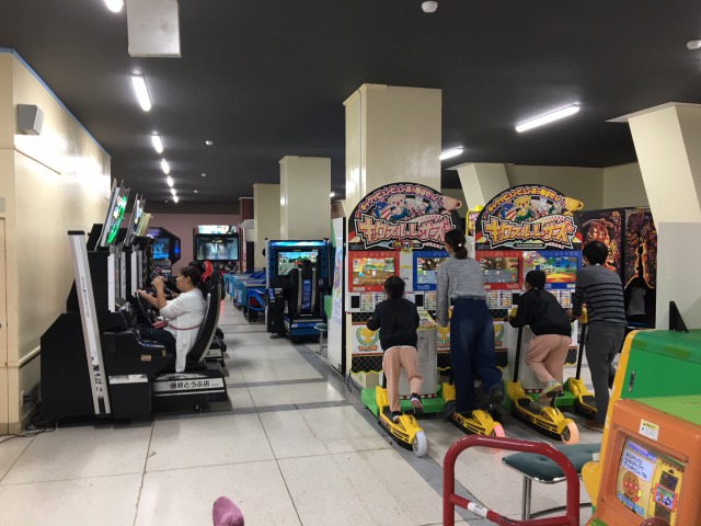 熱海城のゲームコーナー