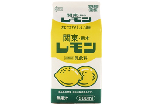 栃木乳業「関東・栃木レモン（レモン牛乳）」