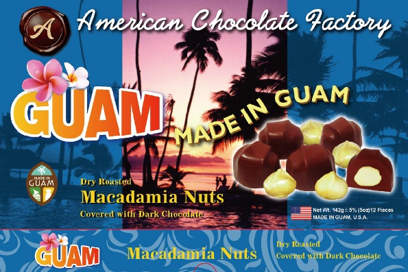 「アメリカンチョコレートファクトリー」のマカダミアナッツチョコレート
