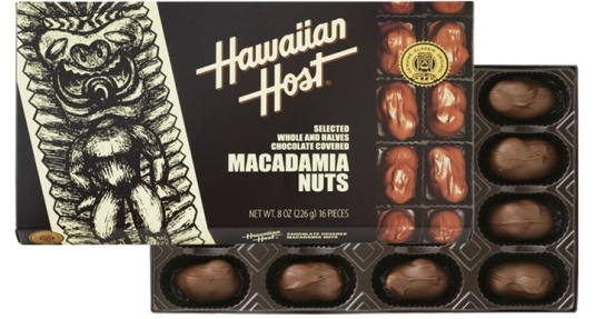 「ハワイアンホースト」のマカダミアナッツチョコレート