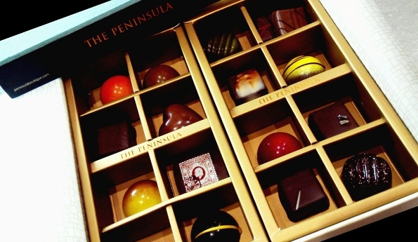 「ペニンシュラホテル」のチョコレート