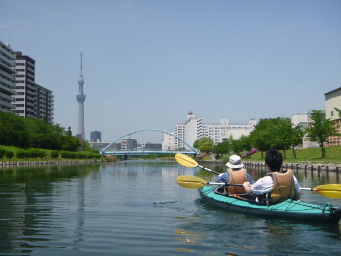 東京スカイツリーカヌー体験